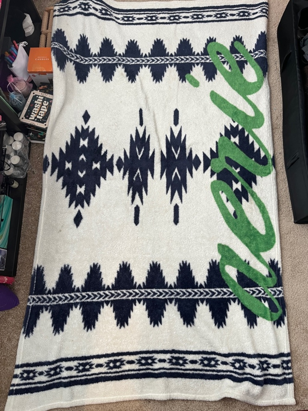 Aerie Fuzzy Throw Blanket